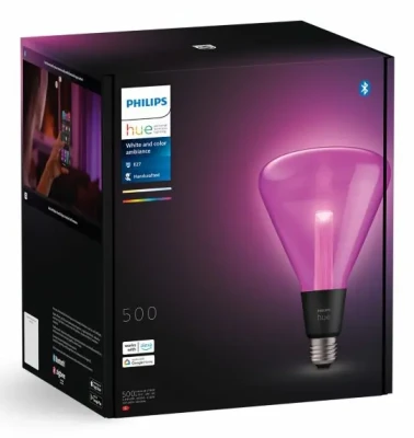 Philips Hue WCA Lightguide Triangle  |  E27  |  6.8 W  |  Balta un krāsaina gaisma