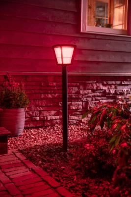 Philips Hue WCA Econic Outdoor Post Lantern  |  15 W  |  2000-6500 Hue White Color Ambiance