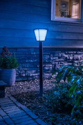 Philips Hue WCA Econic Outdoor Post Lantern  |  15 W  |  2000-6500 Hue White Color Ambiance