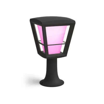 Philips Hue WCA Econic Outdoor Pedestal Lantern  |  15 W  |  2000-6500 Hue White Colour Ambiance
