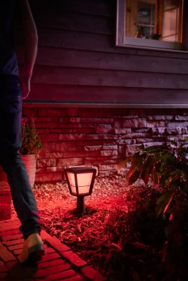 Philips Hue WCA Econic Outdoor Pedestal Lantern  |  15 W  |  2000-6500 Hue White Colour Ambiance