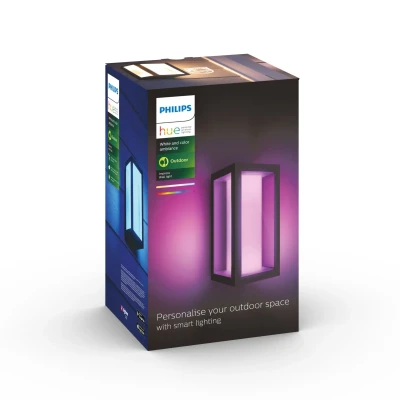 Philips Hue WCA Impress Outdoor Wall Lantern  |  8 W  |  2000-6500 Hue White Colour Ambiance