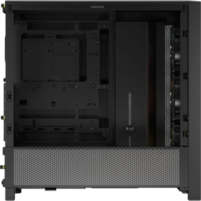 Corsair PC Case  |  Frame 4000D RS ARGB Modular  |  Black  |  Mid-Tower  |  Power supply included No