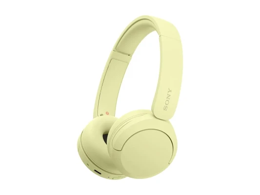 Sony Austiņas  |  WH-CH520  |  Bluetooth  |  Uz-ausu  |  Bezvadu  |  Dzeltena