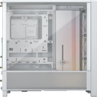 Corsair PC Case  |  Frame 4000D RS ARGB Modular  |  White  |  Mid-Tower  |  Power supply included No