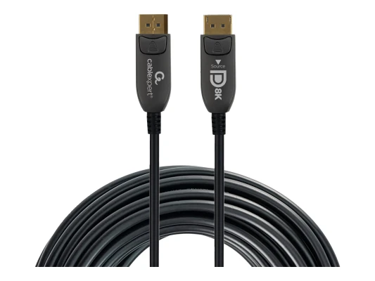 Cablexpert  |  Active Optical (AOC) 8K DisplayPort cable AOC Premium Series, 5 m  |  CC-DP8K-AOC-5M