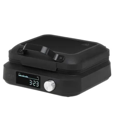 Adler Waffle Maker with LED Display  |  AD 3087  |  2200 W  |  Number of pastry 2  |  Belgium  |  Black