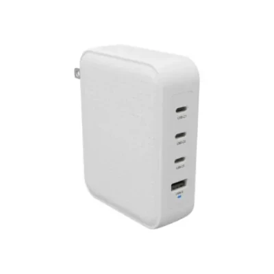 Hyper HyperJuice 145W USB-C GaN Travel Charger with 4 Ports - White  |  Hyper