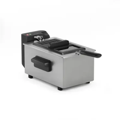 Tristar friteris  |  FR-9338  |  Jauda 2000 W  |  Jauda 3 L  |  Nerūsējošais tērauds / melns