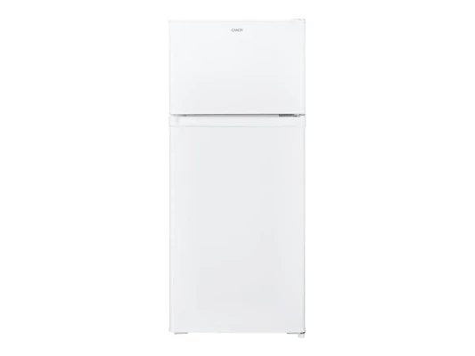 Candy Refrigerator  |  CDH1S313EW  |  Energy efficiency class E  |  Free standing  |  Double Door  |  Height 114 cm  |  Fridge net capacity 89 L  |  Freezer net capacity 28 L  |  40 dB  |  White