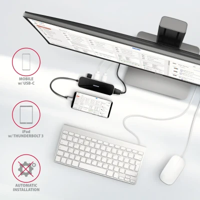 AXAGON SuperSpeed USB-C Combo 6in1 Hub  |  HMC-6H4A
