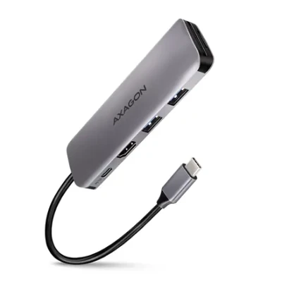 AXAGON SuperSpeed USB-C COMBO 5in1 Hub  |  HMC-5
