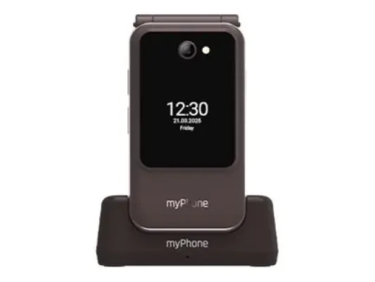 myPhone Harmony LTE Praline Collection  |  Brown  |  2.8+1.44 "  |  IPS  |  48 MB  |  128 MB  |  Single SIM  |  MicroSD  |  3G  |  Bluetooth  |  5.1  |  Main camera resolution 2 MP  |  1300 mAh