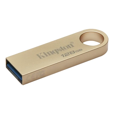 Kingston DataTraveler SE9 G3  |  128 GB  |  USB 3.2  |  Gold
