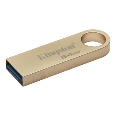 Kingston DataTraveler SE9 G3  |  64 GB  |  USB 3.2  |  Gold