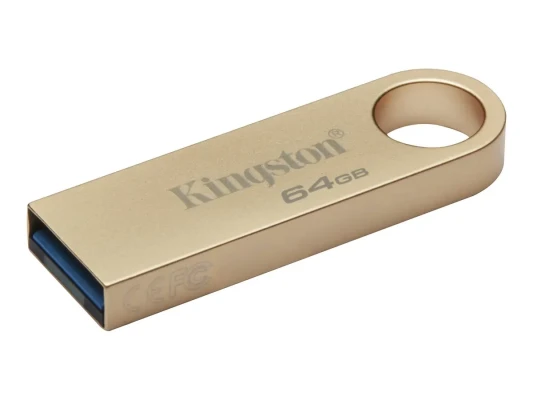 Kingston DataTraveler SE9 G3  |  64 GB  |  USB 3.2  |  Gold