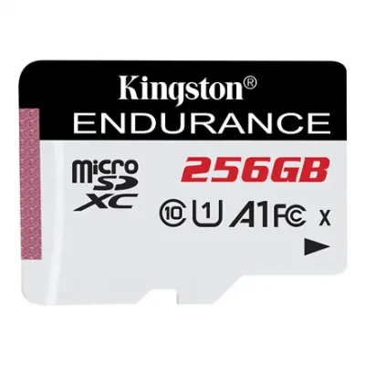 Kingston Endurance 95R  |  256 GB  |  microSDXC  |  Flash atmiņas klase Class 10, UHS-I
