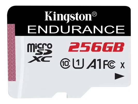 Kingston Endurance 95R  |  256 GB  |  microSDXC  |  Flash atmiņas klase Class 10, UHS-I