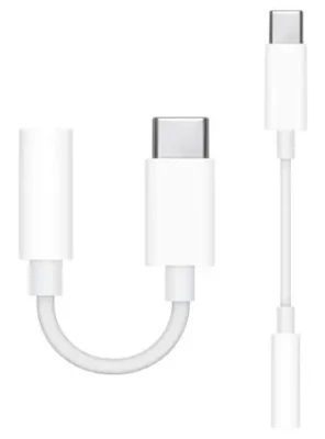 Cablexpert  |  USB type-C plug to stereo 3.5 mm audio adapter cable, White  |  A-CM-3.5F-01
