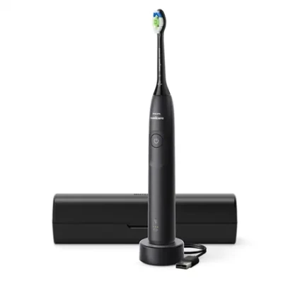Philips  |  Электрическая зубная щетка  |  Sonicare Series 5300  |  Перезаряжаемая  |  Для взрослых  |  Количество насадок для зубной щетки 1  |  Количество режимов чистки зубов 1  |  Черный
