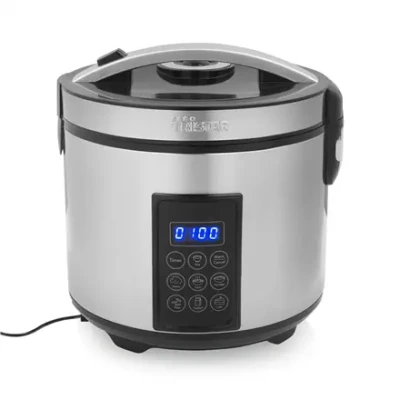 Tristar Digital Rice and Steam Cooker  |  RK-6138  |  900 W  |  2.2 L  |  Number of programs 7  |  Grey