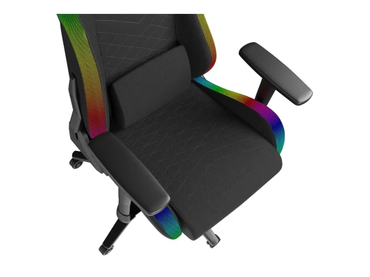 Genesis spēļu krēsls  |  Trit 660 RGB  |  Melns
