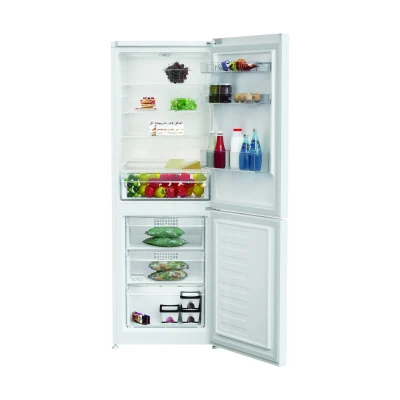 INDESIT Refrigerator  |  INKS 1341 W4E  |  Energy efficiency class E  |  Free standing  |  Combi  |  Height 173.6 cm  |  Fridge net capacity 209 L  |  Freezer net capacity 113 L  |  38 dB  |  White
