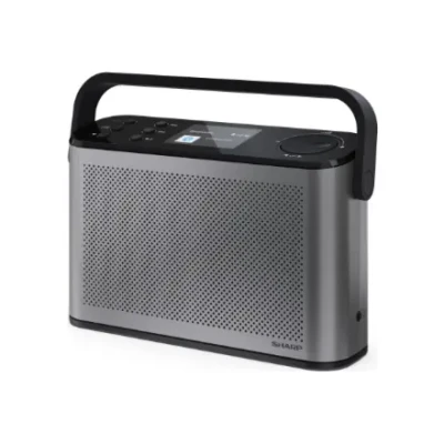 Sharp OSAKA Stereo Portable Digital Radio  |  DR-P540(GY)  |  USB port  |  Bluetooth  |  FM radio  |  Wireless connection