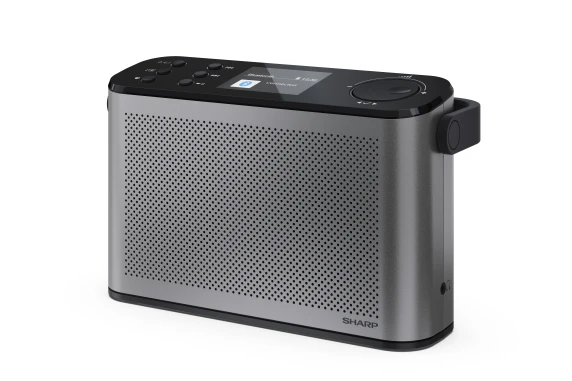 Sharp OSAKA Stereo Portable Digital Radio  |  DR-P540(GY)  |  USB port  |  Bluetooth  |  FM radio  |  Wireless connection