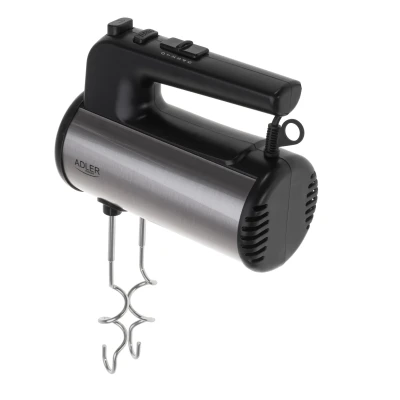 Adler Hand mixer  |  AD 4232  |  Hand Mixer  |  900 W  |  Number of speeds 5  |  Turbo mode  |  Black / Stainless Steel
