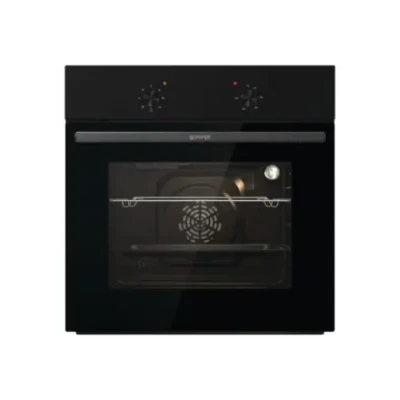 Gorenje Oven  |  BO6615E01B  |  60 L  |  Electric  |  EnamelClean  |  Push pull buttons  |  Height 59.5 cm  |  Width 59.5 cm  |  Black