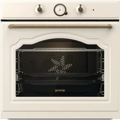 Gorenje cepeškrāsns  |  BOS67372CLI  |  77 L  |  Multifunkcionāla  |  AquaClean  |  Mehāniskā  |  Tvaika funkcija  |  Augstums 59.5 cm  |  Platums 59.5 cm  |  Smilškrāsas