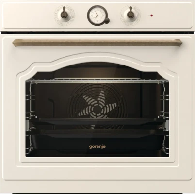 Gorenje cepeškrāsns  |  BOS67372CLI  |  77 L  |  Multifunkcionāla  |  AquaClean  |  Mehāniskā  |  Tvaika funkcija  |  Augstums 59.5 cm  |  Platums 59.5 cm  |  Smilškrāsas