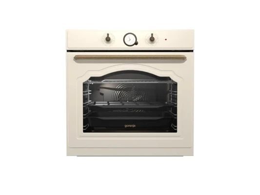 Gorenje cepeškrāsns  |  BOS67372CLI  |  77 L  |  Multifunkcionāla  |  AquaClean  |  Mehāniskā  |  Tvaika funkcija  |  Augstums 59.5 cm  |  Platums 59.5 cm  |  Smilškrāsas