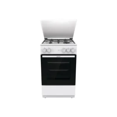 Gorenje Cooker  |  GG5A14WJ  |  Hob type Gas  |  Oven type Gas  |  White  |  Width 50 cm  |  Depth 59.4 cm  |  70 L