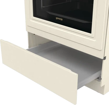 Gorenje plīts  |  GKS6C71CLI  |  Plīts veids Gāze  |  Cepeškrāsns veids Elektriska  |  Zelta  |  Platums 60 cm  |  Dziļums 60 cm  |  71 L