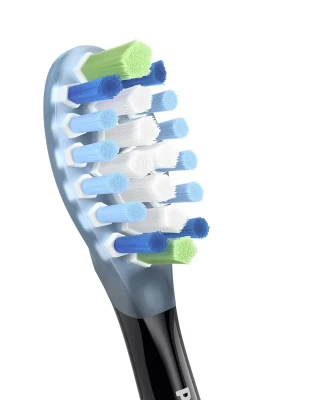 Philips  |  Zobu birstes galvas  |  HX9045 / 88 Sonicare Premium Plaque Defence  |  Galvas  |  Pieaugušajiem  |  Iekļauto zobu birstes galvu skaits 5  |  Melna