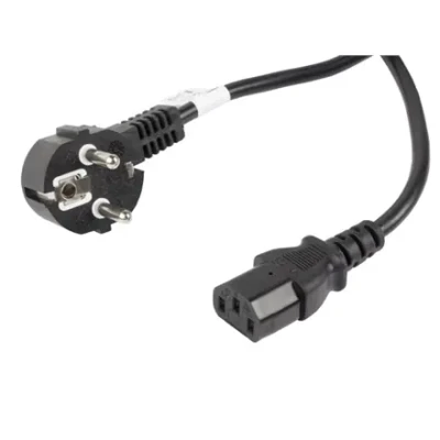 Lanberg  |  CEE 7 / 7 to IEC 320 C13 Power Cord  |  CA-C13C-11CC-0100-BK