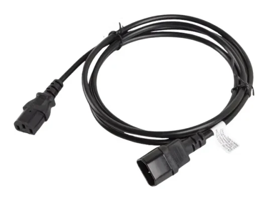 Lanberg  |  IEC 320 C13 to C14 Cable  |  CA-C13E-11CC-0018-BK