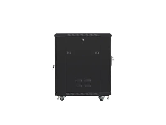 Lanberg  |  Rack cabinet 19" free-standing 15U / 600x800 (flat pack) with mesh door  |  FF01-6815-23B  |  Black