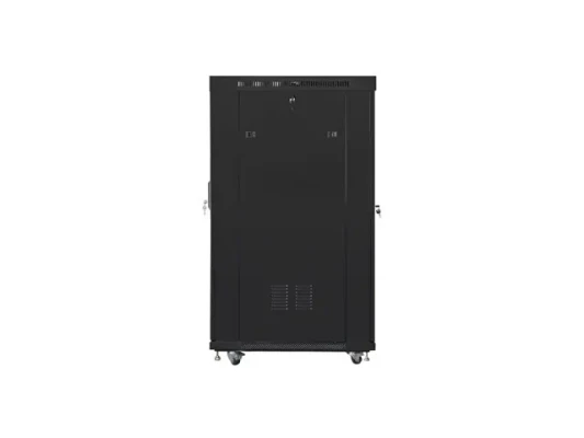 Lanberg  |  Rack cabinet 19" free-standing 22U / 800x1000 (flat pack) with mesh door  |  FF01-8022-23BL  |  Black