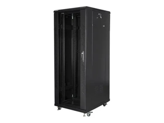 Lanberg  |  Стоечный шкаф 19" отдельно стоящий 32U / 600x800 (в разобранном виде)  |  FF01-6832-12B  |  Черный