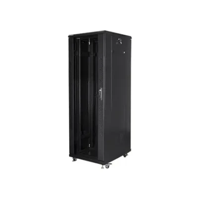 Lanberg  |  Rack cabinet 19" free-standing 37U / 600x800 (flat pack)  |  FF01-6837-12B  |  Black