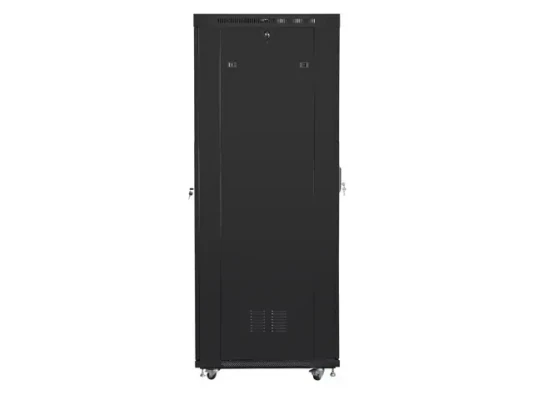 Lanberg  |  Rack cabinet 19" free-standing 37U / 800x1000 (flat pack) with glass door lCD V2  |  FF01-8037-23BL  |  Black