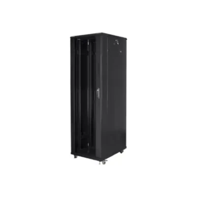 Lanberg  |  Rack cabinet 19" free-standing 42U / 600x1000 (flat pack)  |  FF01-6042-12B  |  Black