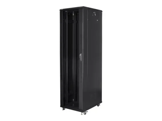 Lanberg  |  Rack cabinet 19" free-standing 37U / 800x800 (flat pack)  |  FF01-8837-12B  |  Black