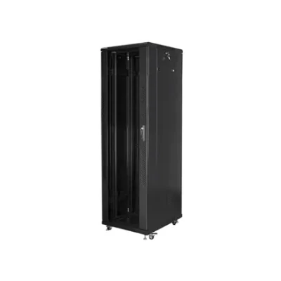 Lanberg  |  Rack cabinet 19" free-standing 42U / 600x800 (flat pack)  |  FF01-6842-12B  |  Black