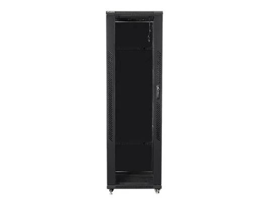 Lanberg  |  Rack cabinet 19" free-standing 42U / 600x800 (flat pack)  |  FF01-6842-12B  |  Black