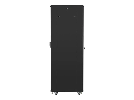 Lanberg  |  Rack cabinet 19" free-standing 42U / 600x800 (flat pack) with mesh door  |  FF01-6842-23B  |  Black