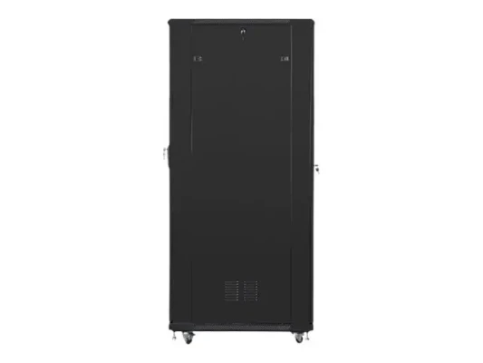 Lanberg  |  Rack cabinet 19" free-standing 42U / 800x1000 (flat pack)  |  FF01-8042-12B  |  Black
